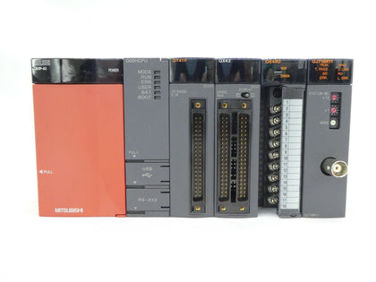 Mitsubishi MELSEC-Q PLC Control Assembly Q02HCPU QY41P QX42 Q64RD QJ71BR11 Q35B