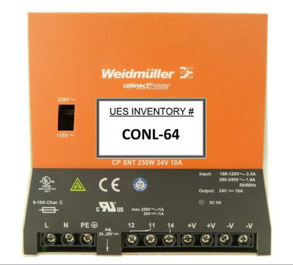 Weidmuller 8708680000 Power Supply AMAT Wafer Loader/Unloader Working Surplus