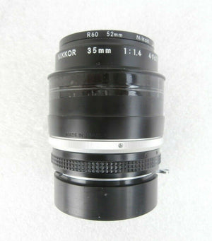 Nikkor 35mm 1:1.4 PPD Detector Camera Lens R60 Red Filter Nikon NSR Working
