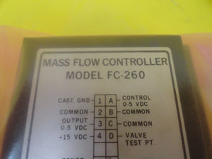 Tylan General FC-260 Mass Flow Controller MFC 400 SCCM 5%PH3/95%N2 Refurbished