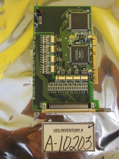 Contec PIO-32/32L(PCI) Isolated Digital I/O Board PCB 7097A Working Surplus