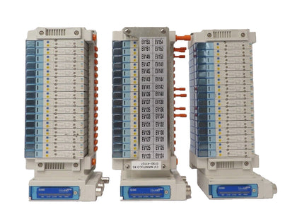 SMC SS5Y3-DUQ00525 16-Port Ethercat Pneumatic Manifold Lot of 3 Working