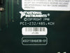 National Instruments PCI-232/485.4CH 4-Channel Serial Interface PCB Card Used