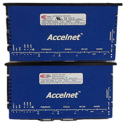 Copley Controls 800-1561 Servo Motor Controller Accelnet Lot of 2 Working