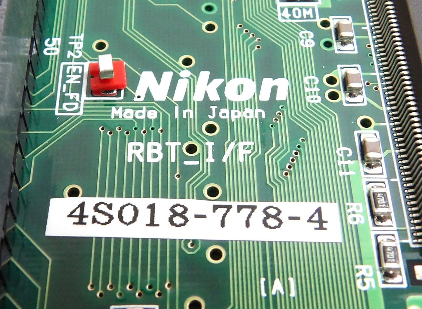 Nikon Precision 4S018-778-4 Processor PCB Card RBT-I/F 500201977 NSR Working