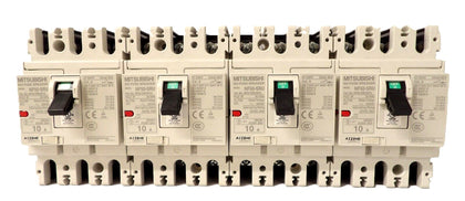 Mitsubishi NF50-SRU3010 No-Fuse Circuit Breaker NF50-SRU Lot of 4 Working