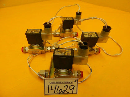 SMC VXZ2240L Pilot Operated Solenoid Valve VXZ Reseller Lot of 4 Used Working