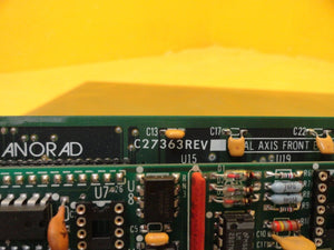 Anorad C27363 Dual Axis Front End Logic PCB Card B27843 AMAT Orbot WF 720 Used