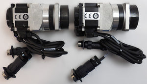 Sanyo Denki R2AA06010FXP00M AC Servo Motor Reseller Lot of 2 Working Surplus