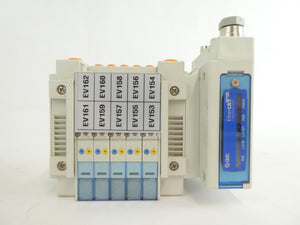 SMC EX260-SEC2 Pneumatic Manifold Reseller Lot of 2 Working Surplus