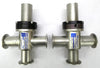 Nor-Cal Products 3870-01212 Pneumatic Angle Valve NW40 AMAT Lot of 2 Working