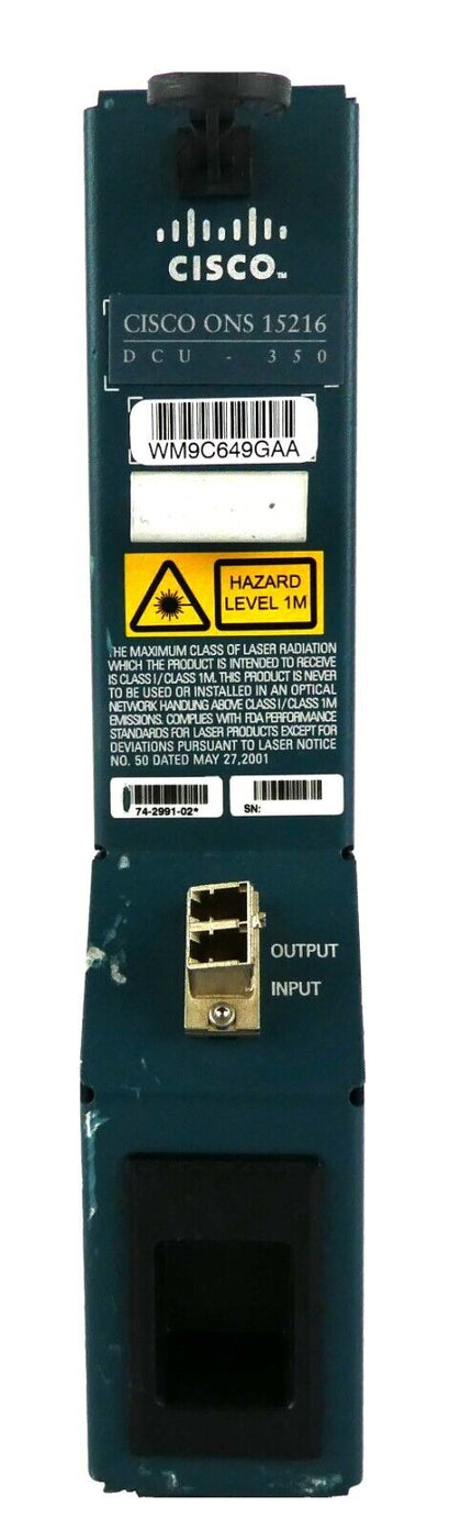 Cisco 74-2991-02 Dispersion Compensator Module ONS 15216 DCU-350 Working Spare