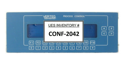 Verteq Process Systems 1071764-1 Process Control Operator Interface Working