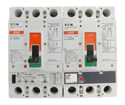 Eaton JGE3250NN Industrial Circuit Breaker J250S J250E Lot of 2 Working