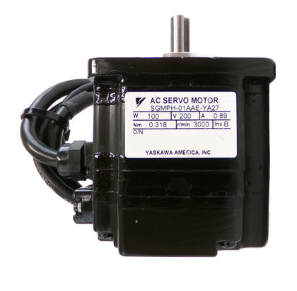 Yaskawa Electric SGMPH-01AAE-YA27 AC Servo Motor Working