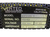Verteq Process Systems SC1600-5 SRD Control Module Spin Rinse Dryer Working