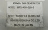 Nihon Koshuha HFS-450-020-5 450MHz 2kW Generator Hitachi MU-712E Untested As-Is