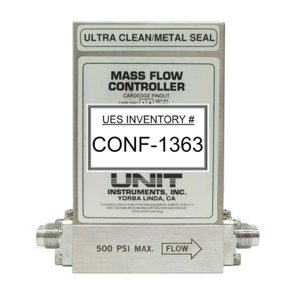 UNIT Instruments UFC-8160 Mass Flow Controller MFC 20 SLM H2 Working Spare