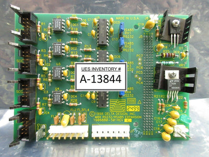 Delta Design 1906880-501 MBX RS232/RS485 Expansion Board PCB Rev. C Summit Used
