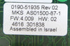 MKS Instruments AS01500-87-1 COCVD-Producer Interlock PCB Card AMAT 0190-51935
