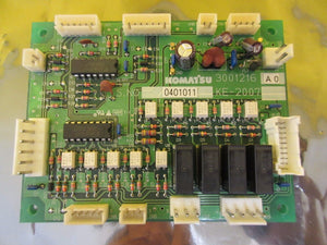 Komatsu 3001216A0 KE-2007 Interface Board PCB Used Working