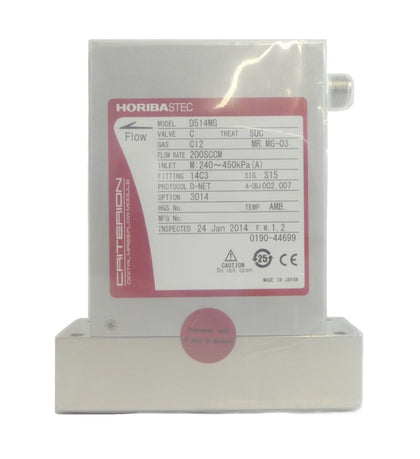 Horiba STEC D514MG Mass Flow Controller MFC 200 SCCM CI2 New Surplus