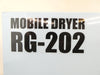 Regen-i RG-202F Mobile Dryer Electronics Heating Chamber Samsung GH81-11901B SVC