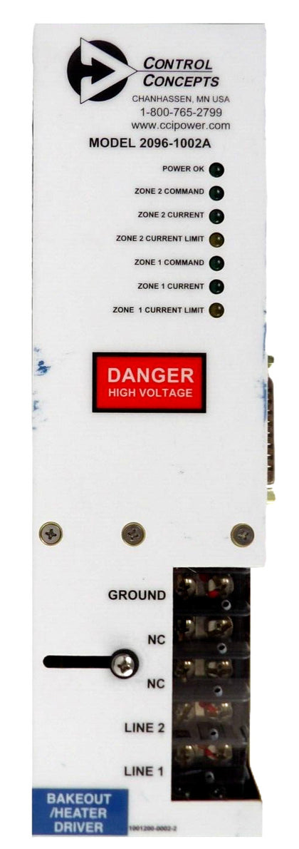 Control Concepts 2096-1002A SCR Power Controller AMAT 0190-43080 Working Surplus