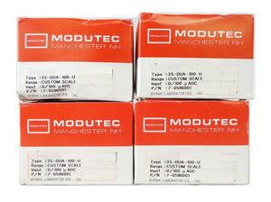 Modutec 7-0596001 Analog Ammeter 2S-DUA-100-U Byram Varian F0596001 Lot of 4 New