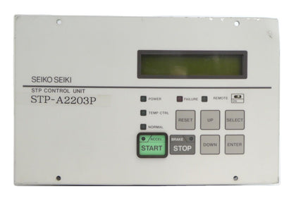 STP Seiko Seiki SCU-A2203P Turbomolecular Pump Controller Turbo Working Surplus