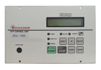 SCU-1500 Edwards PT59-Z1-Z00 Turbomolecular Pump Controller Turbo Working