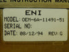 OEM-650A ENI OEM-6A-11491-51 Solid State Power Generator Tested Not Working