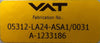 VAT 05312-LA24-ASA1 Wafer Transfer Slit Valve L-MOTION AMAT Working Surplus