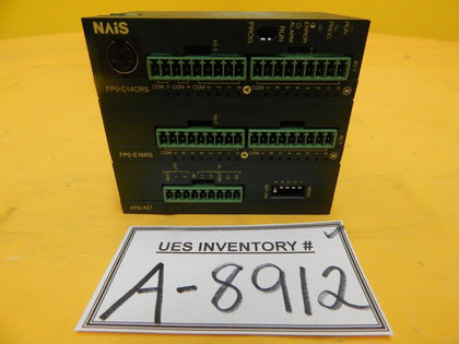 Matsushita NAiS Programmable PLC System FP0-C14 FP0-E16 FP0-A21 Used Working