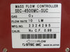 STEC SEC-4500MC-SUC Mass Flow Controller MFC SEC-4500 10 LM O2 Used Working