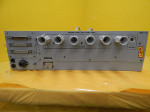 Balzers BG M52 000 Rack Mount Magnetron Switching Unit MSU 101 Used Working