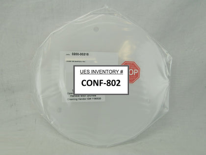 AMAT Applied Materials 0200-00218 Cover Top Quartz 8" PCII New Surplus