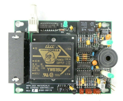 AMAT Applied Materials 0100-00176 AC Window Controller PCB P5000 Working