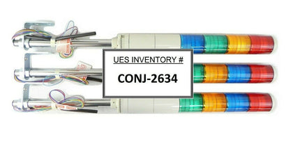 Patlite SEFB-402T 4-Color Light Tower Mattson 542-12046-00 Reseller Lot of 3 New