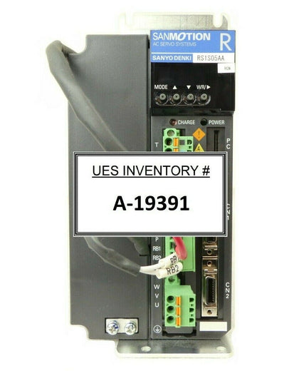 Sanyo Denki RS1S05AA Servo Drive 0HF08P1L E SANMOTION R Rudolph F30 Working