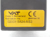 VAT 0200X-BA24-AIE2 Pneumatic Slit Valve MONOVAT Series 020 Working Surplus
