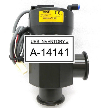 VAT 26332-KA71-1001 Angle Isolation Valve with Sensor TEL 1D86-003558-16 Used