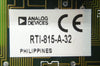 Analog Devices RTI-815-A-32 Analog Input PCB Card 12117 Working Surplus