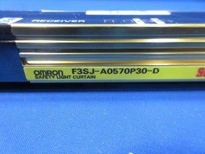 Omron F3SJ-A0570P30-D Safety Light Curtain Receiver Sti Type 4 ESPE used working