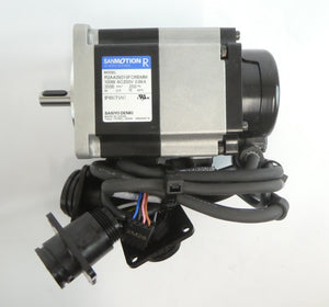 Sanyo Denki R2AA06010FCRBMM AC Servo Motor SANMOTION R Reseller Lot of 2 Working