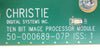 Christie Digital Systems 50-000689-07P Ten Bit Image Processor PCB MATRIX S+2K