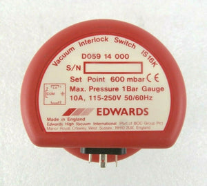 Edwards D059 14 000 Vacuum Interlock Switch IS16K Reseller Lot of 12 Working