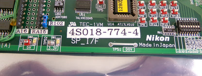 Nikon Precision 4S018-774-4 Interface Board PCB SP_I/F 500201975 NSR Working