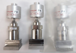 Fujikin 439225 Diaphragm Valve 316L-P Lot of 3 New