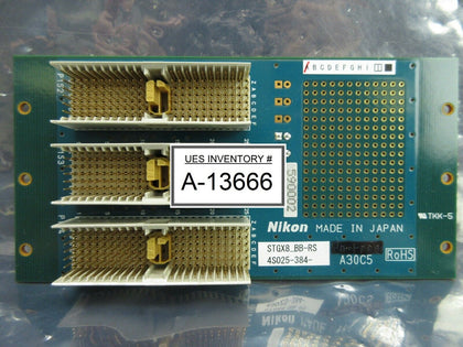 Nikon 4S025-384 Backplane Board PCB STGX8_BB-RS NSR-S620D ArF Immersion Used